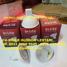 Lampu LED 7W 6500K 220-240V GU5.3 In-Lite